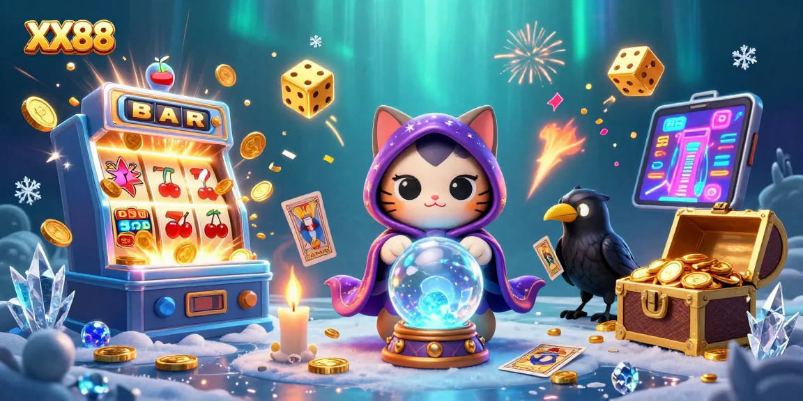 Experience the dynamic world of XX88 with mystical elements and casino excitement.
