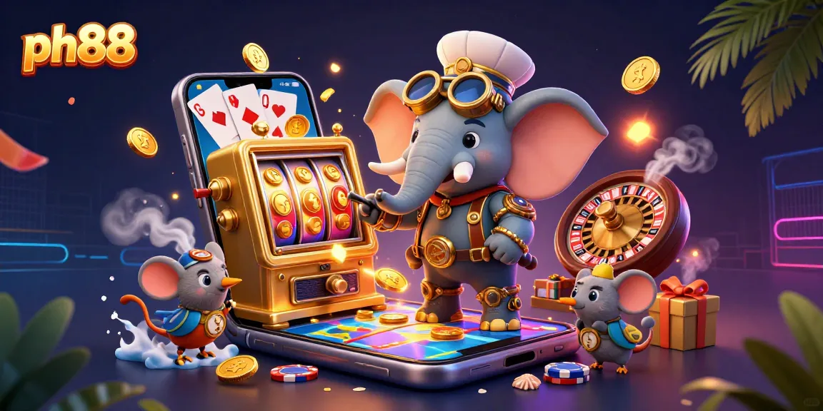 Experience the thrill at ph88 with a steampunk-themed casino adventure and vibrant gaming elements.