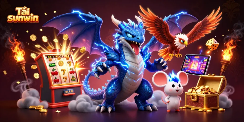 Experience thrilling wins with Tải sunwin in this electrifying casino scene.