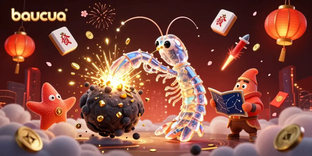 Engage in the vibrant world of baucua and explore exciting casino animations with galactic themes.