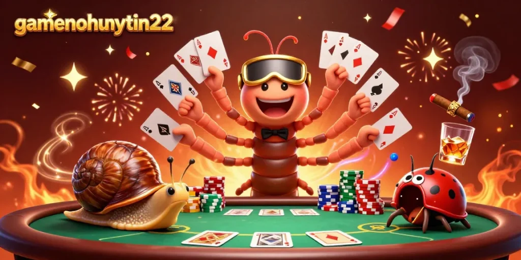 Engage with gamenohuuytin22's thrilling Pai Gow game featuring a vibrant 3D cartoon scene.