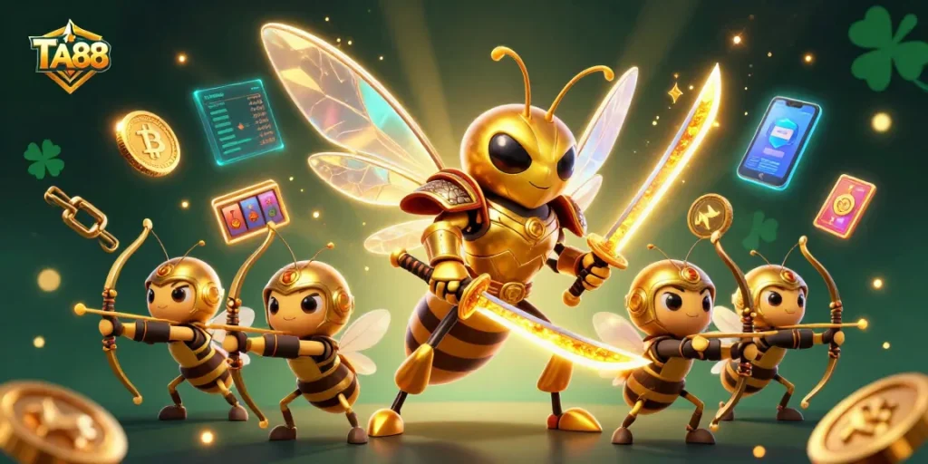 Engage in thrilling slots at TA88 with a captivating 3D fantasy illustration.