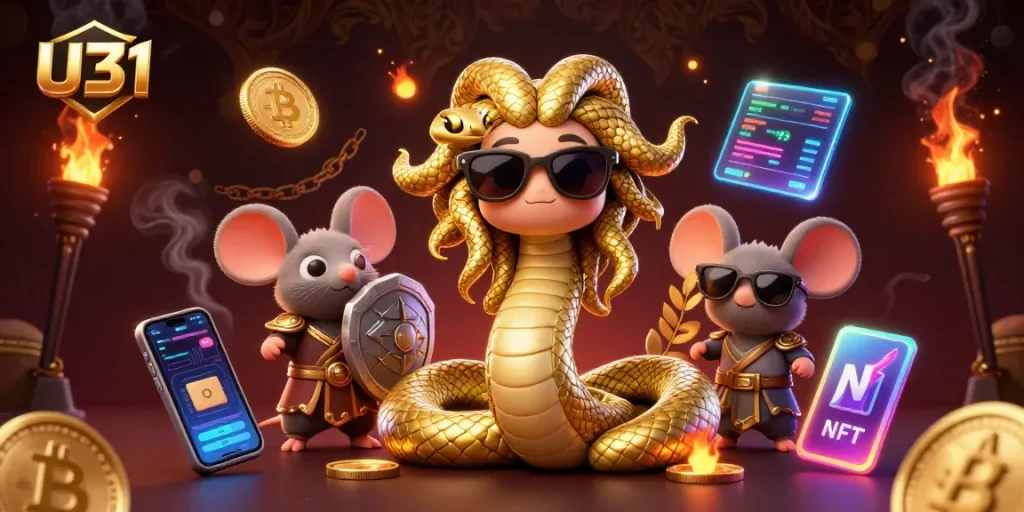 Experience U31's exciting gaming scene with captivating characters and rich casino graphics.